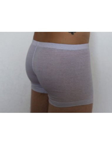 Boxer-short écran anti-ondes coton-argent