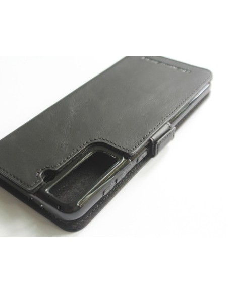 Etui anti-ondes Samsung Galaxy S21 Plus cuir noir