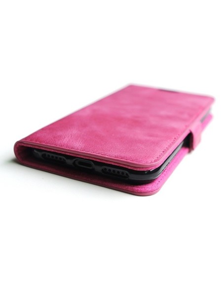 Etui anti-ondes iPhone X / XS cuir supérieur couleur rose (book)