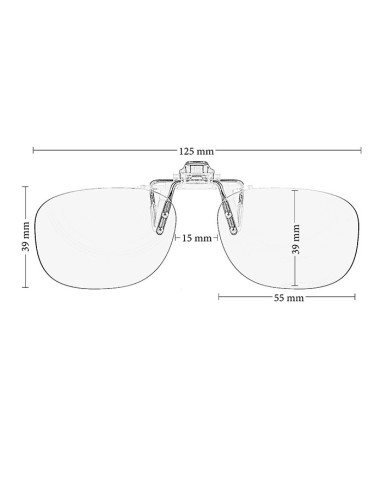 Lunettes CLiP-ON PRO – CP709 très haute protection anti-Lumière bleue 99%