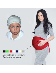 Pack diadema embarazo y gorro bebé antirradiación