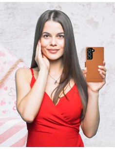 Etui anti-ondes en cuir pour Samsung Galaxy S23