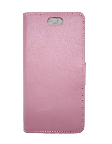 Etui anti-ondes en cuir pour Apple iPhone 15 Pro couleur rose