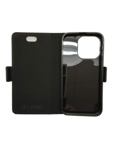 Etui anti-ondes ouvert en cuir pour Apple iPhone 16 Pro