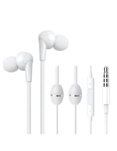 White iBrain FC26 earpiece with anti-radiation technology and air tube 2