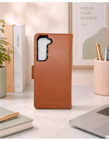 Etui anti-ondes en cuir pour Samsung Galaxy S22
