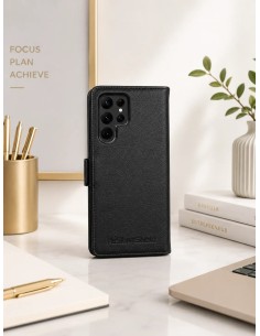 Etui anti-ondes en cuir pour Samsung Galaxy S22 ULTRA