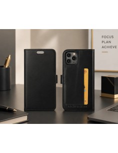 iPhone 11 Schwarzes Leder (biologisch abbaubar & Kartenhalter)