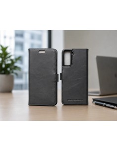 Samsung Galaxy S21 anti-radiation case black leather