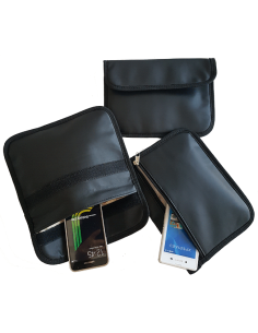 Bolsa de modelo negro medio Faraday (tejido)