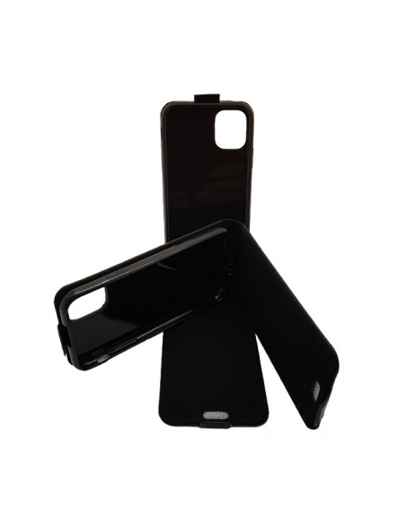 Etui anti-ondes iPhone 11 cuir supérieur noir (up&down)