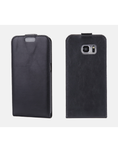 Etui anti-ondes Samsung Galaxy S7 Edge cuir supérieur fauve (up&down) 2
