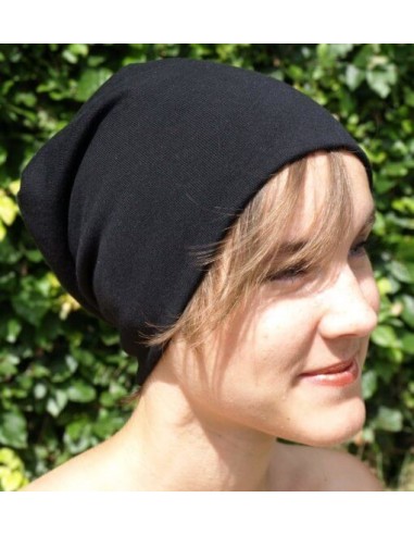 Bonnet anti-ondes gris réversible noir(mixte)