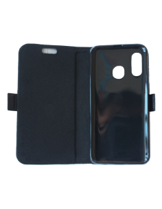 Etui anti-ondes Samsung Galaxy A40 cuir supérieur noir 2