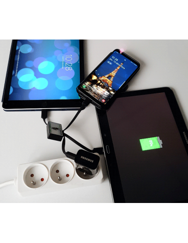 Multi connecteur pour chargement mobile