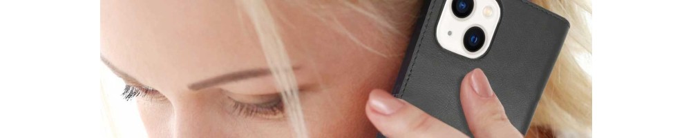 Étuis iPhone en cuir anti-ondes - Protection élégante