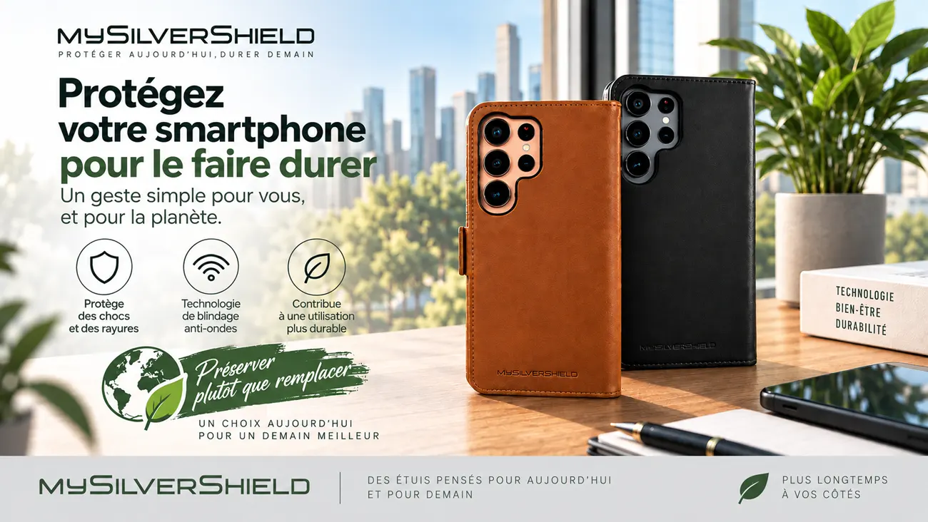 &eacute;tuis smartphone anti-ondes